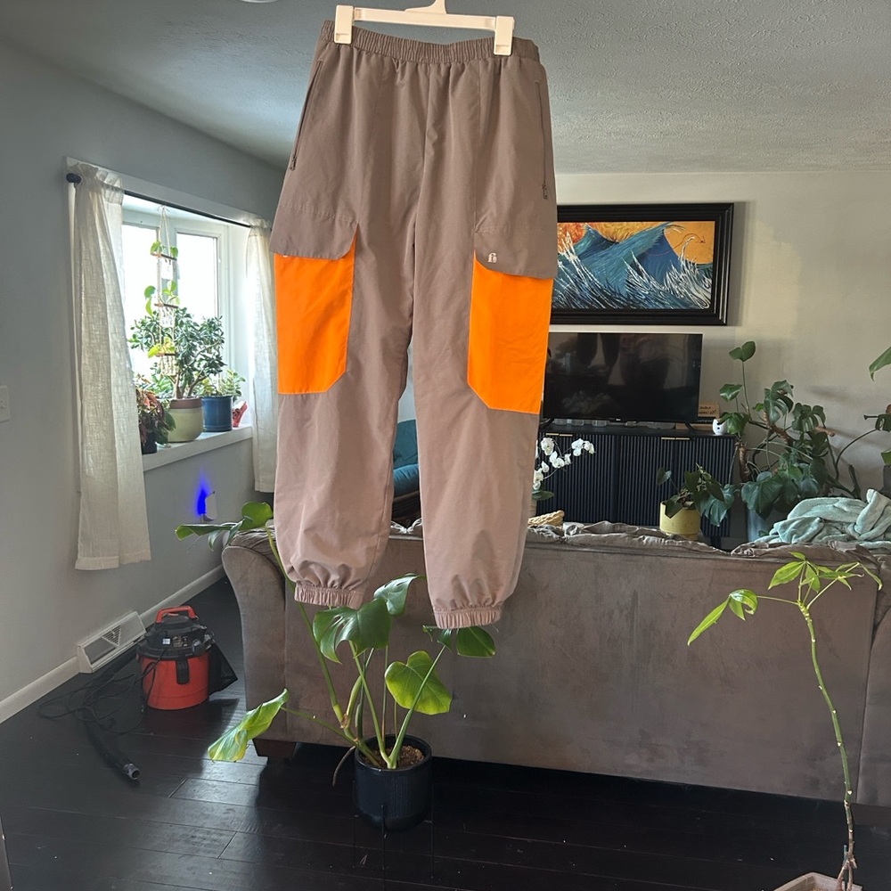 Bonobos Men's Cargo Pants - Brown and Orange